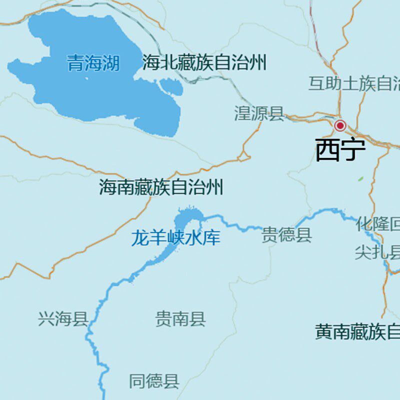2024新款中国西北区域地图贴图办公室挂图西北五省地图超大装饰画