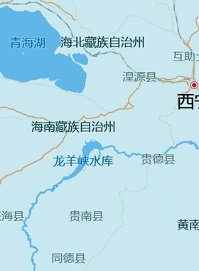 2024新款中国西北区域地图贴图办公室挂图西北五省地图超大装饰画