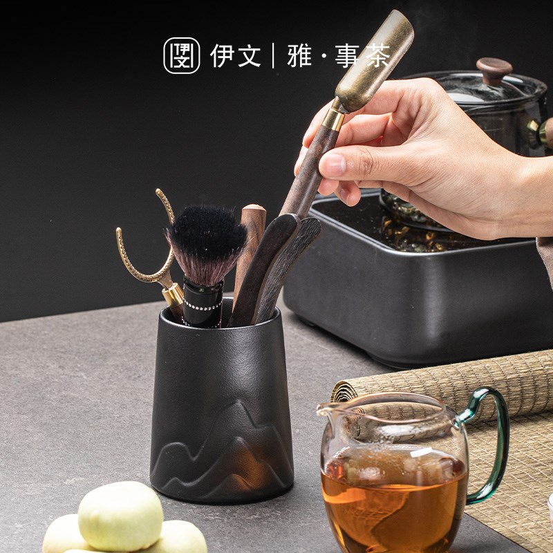 茶道六君子功夫茶具用品配件茶道套装大全泡茶工具茶勺茶夹茶刷