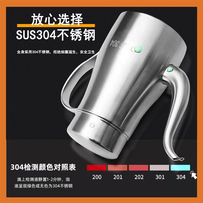【超大4斤】高档油壶油壶家用厨房加厚油渣特厚304不锈钢白钢油桶