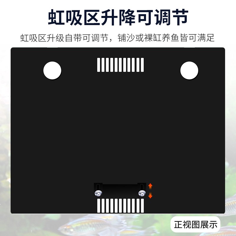 工业风生态溪流缸水草缸水族箱底滤客厅造景免换水超白玻璃溪流缸