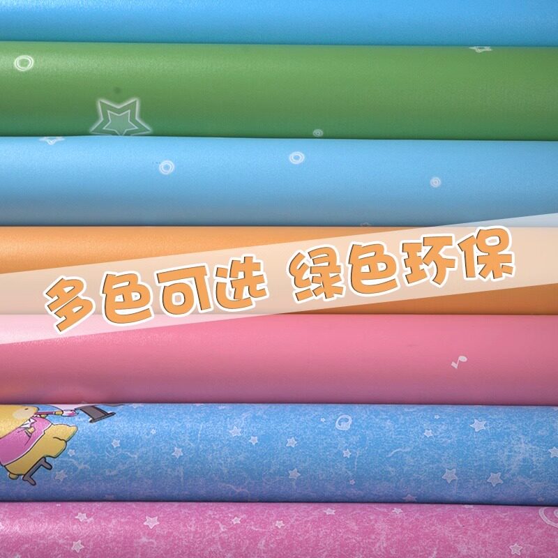 幼儿园PVC塑胶地垫加厚耐磨防水泥地直接铺儿童房卡通地板革地贴