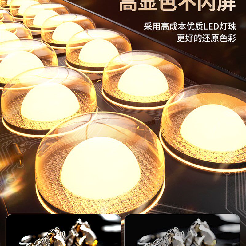 摄影棚小型产品拍摄静物台led拍照专用珠宝饰品打光拍电商无影白