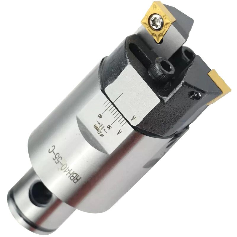 RBH25可调式双刃粗镗刀BT40镗刀柄LBK数控加工中心配CCMT0609刀片