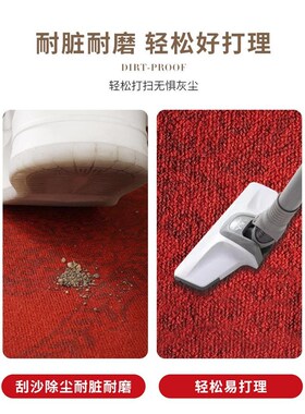 罗马入户地垫高级简约羊脂绒红色玄关入户地垫防滑耐磨耐脏可定制