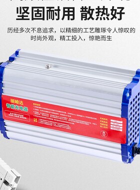 24V30A电动叉车电瓶充电器60V15A12V10A洗地机堆高车铅酸充电器