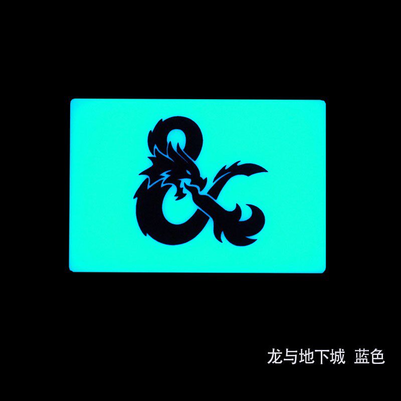 美国Embrite发光贴片警示夜光标记 魔术贴片荧光布丁夜游骑行臂章