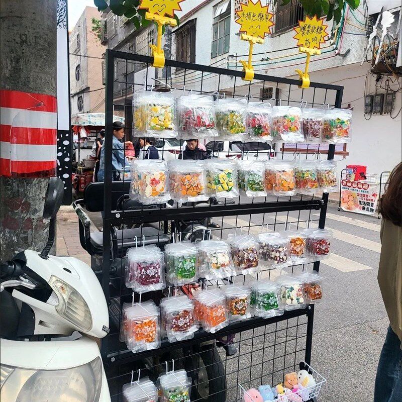 折叠式网格架简易地摊收纳架便携落地摆摊展示架户外展览饰品架子