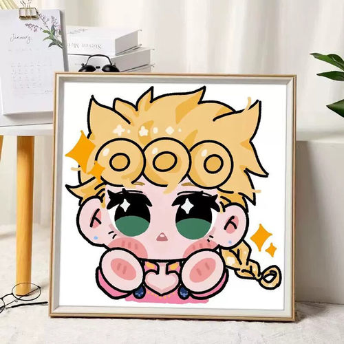 JOJO的奇妙冒险自粘满钻钻石画