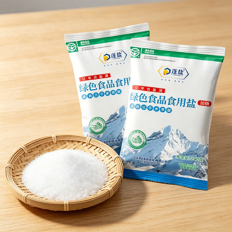 家用食用盐深井盐加碘炒菜盐巴含碘食盐矿盐商用四川精制细盐