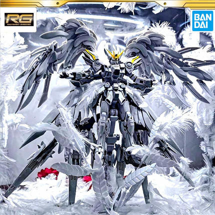 万代适用高达模型MG白雪姬合金版MGEX强袭自由独角兽机甲手办拼装