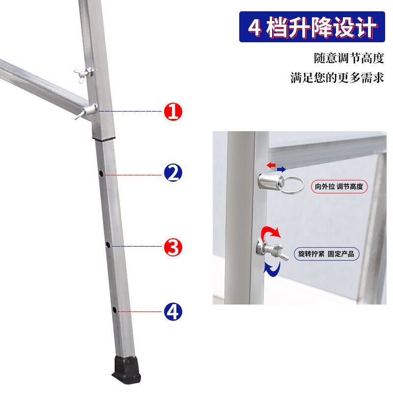 折叠马凳加厚多功能脚手架便携升降马镫装修室内马登伸缩平面梯子