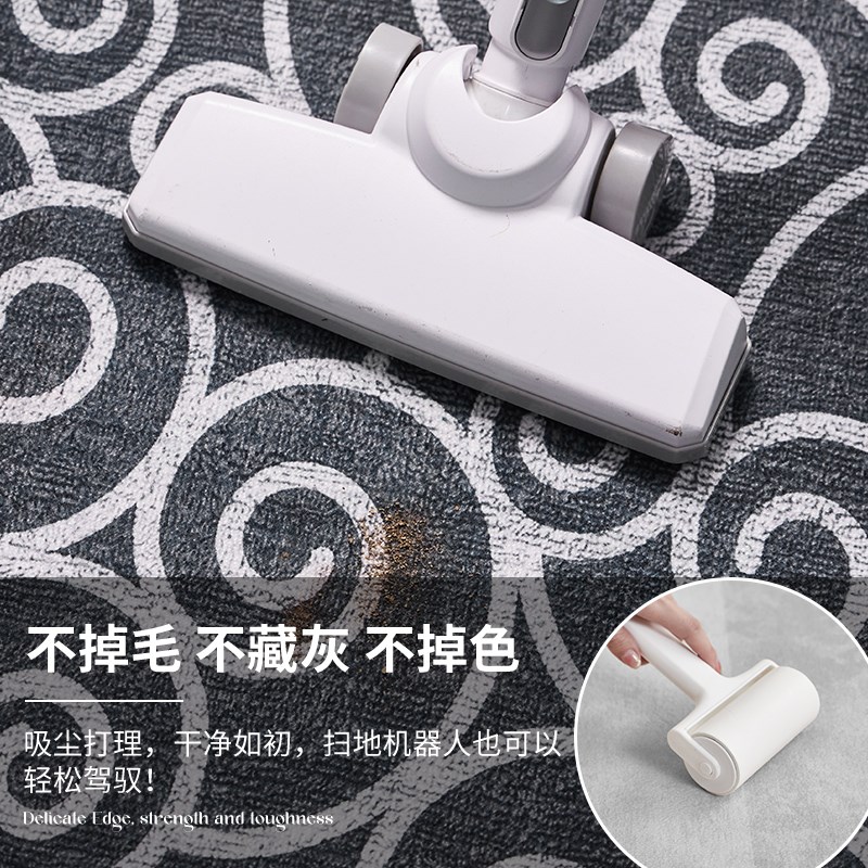 异形防水地毯客厅免洗可擦垫子卧室高级床边毯家用定制不规则地垫图片