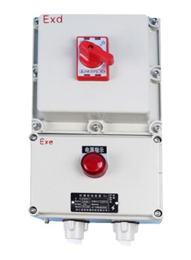 防爆接线箱箱防爆断路器10A20A32A43A60A220V380V配电箱