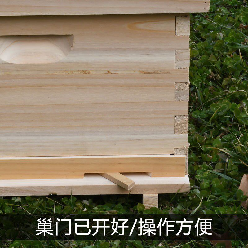 十框蜂箱全套蜜蜂箱养蜂箱中蜂标准杉木烘干煮蜡蜂蜜桶养蜜蜂工具