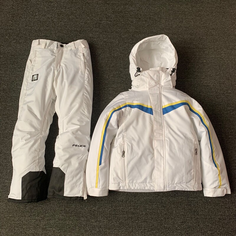 儿童滑雪服女童男童单双板户外加厚防水滑雪衣滑雪裤套装滑雪装备