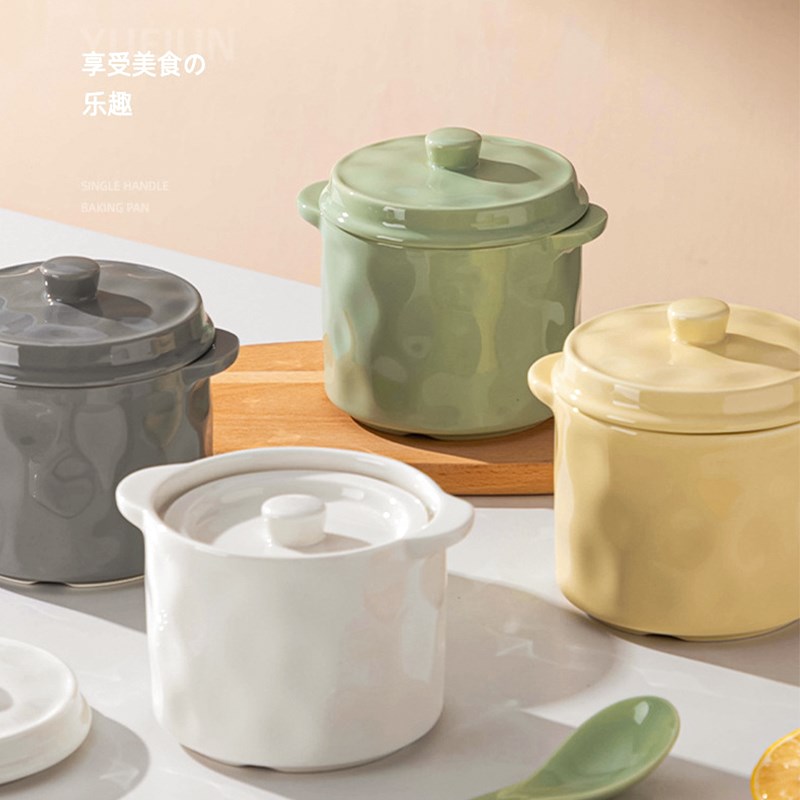 蒸蛋羹燕窝盅炖补品陶瓷双盖隔水炖盅小汤盅宝宝辅食砂锅小号瓦罐