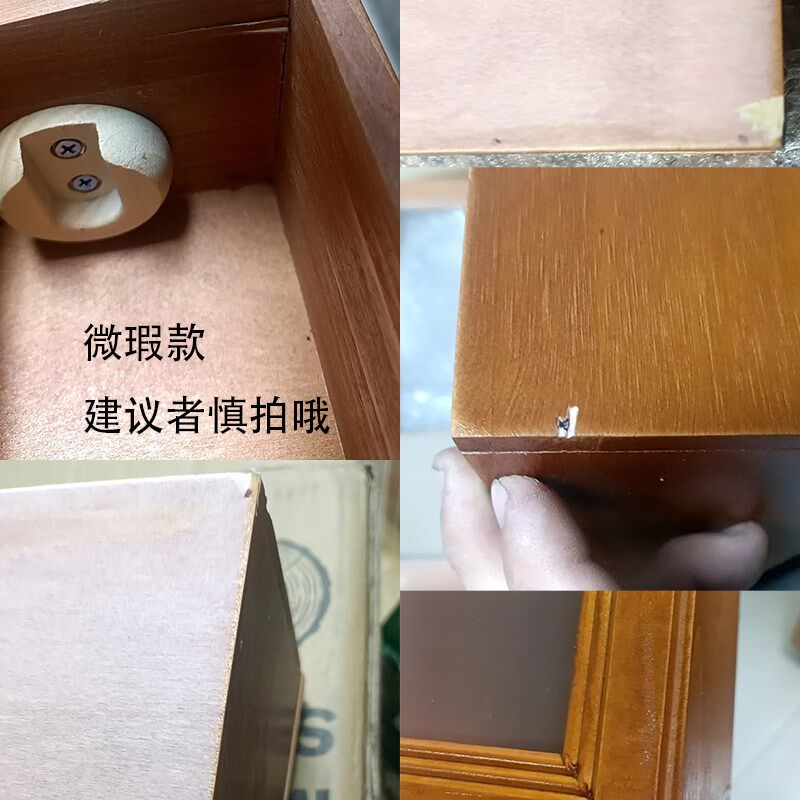 水晶手串收纳桌面收纳盒实木复古大容量微瑕防尘手链珠宝首饰盒子