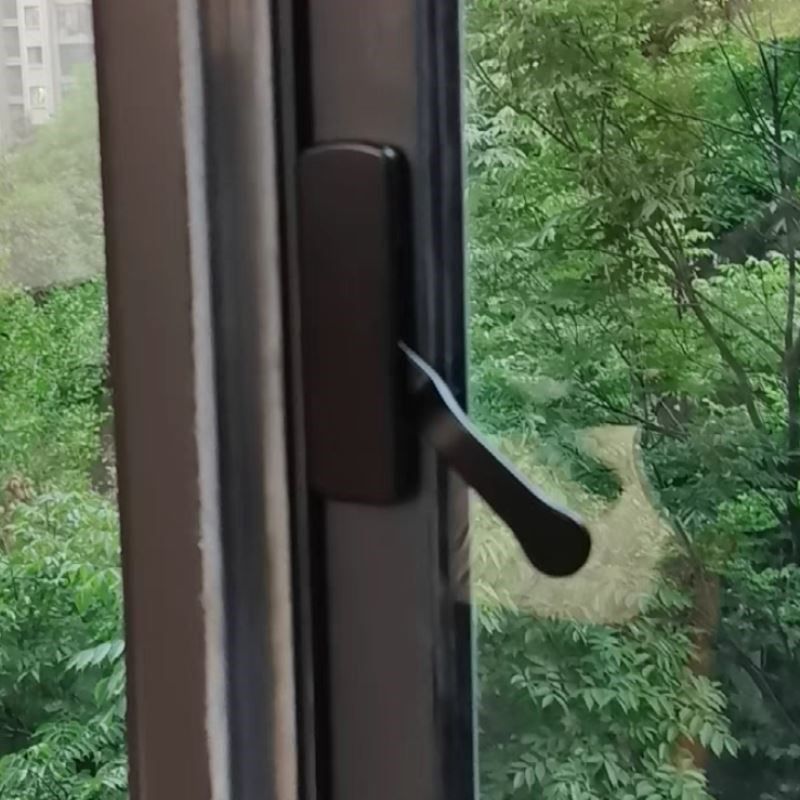 门窗把手断桥铝合金加厚拉手薄款金钢网矮扁手柄平开窗户推拉纱窗