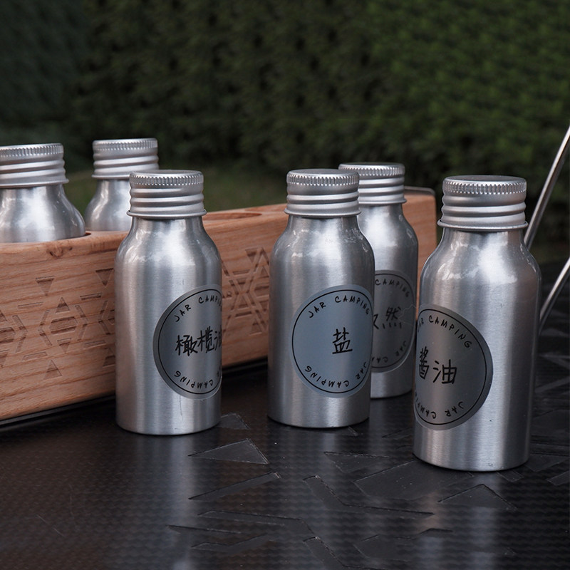 JAR CAMPING罐子户外露营调料盒套装实木便携式高颜值佐料收纳盒