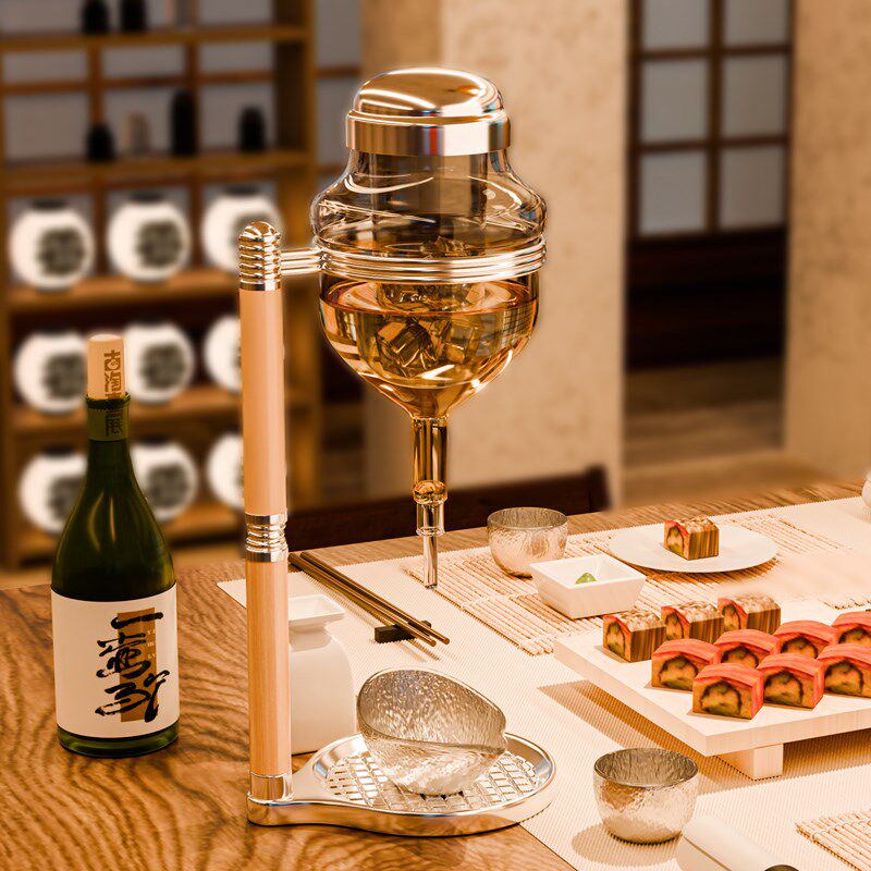 清酒酒具套装日式清酒杯醒酒器礼盒清酒冰酒器温酒器分酒器冰酒壶