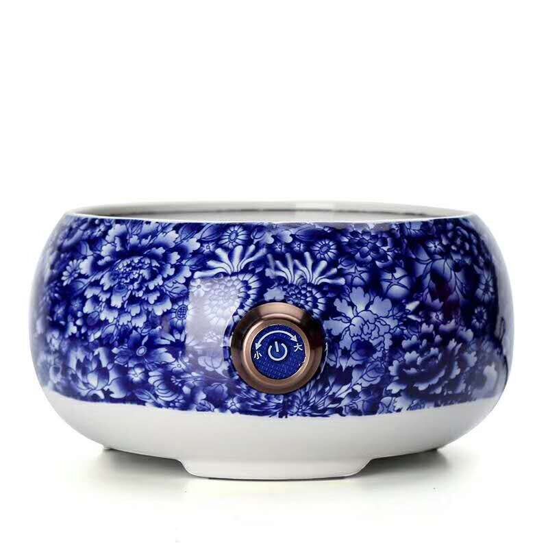 棠诗陶瓷煮茶器电陶炉套装煮茶炉煮茶壶煮茶碗普洱茶具黑茶干泡碗