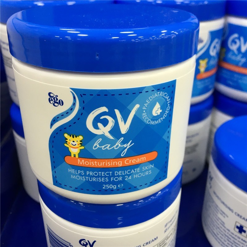 包邮 Ego QV婴儿面霜宝宝儿童保湿乳润肤霜小老虎面霜250g