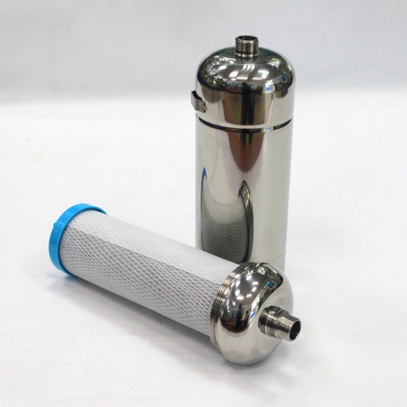 泉临门净水器家用子母机滤芯304不锈钢外壳 子机复合芯后置活性炭