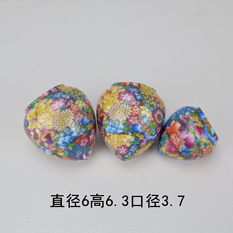 画眉鸟食罐青花鸟杯杯子瓷碗八哥蜡嘴高白鸡心万花图竹鸟笼配件