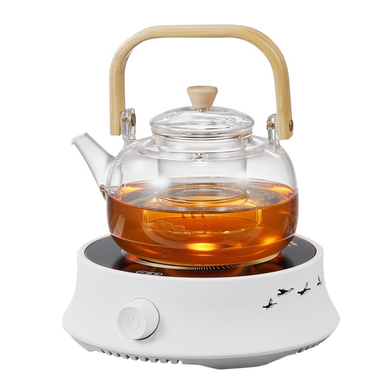 美斯宜新款电陶炉静音煮茶器不挑壶电茶炉玻璃壶烧水炉煮茶炉