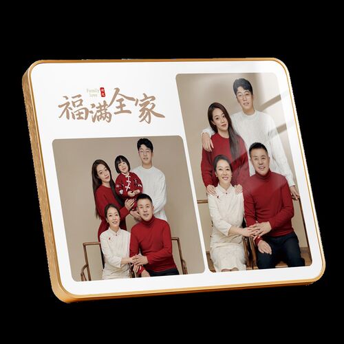 洗全家福照片做成摆台定制打印婚纱照相片加水晶相框装裱高级感