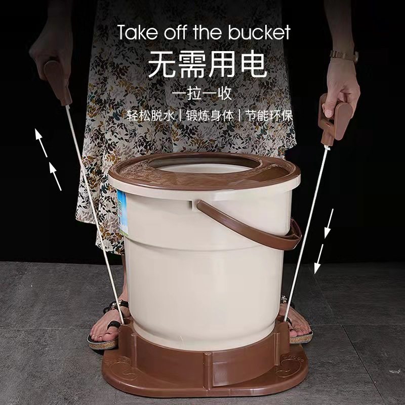 免电手动洗衣机脱水机学生宿舍小型拧衣服神器手拉式甩干机家用