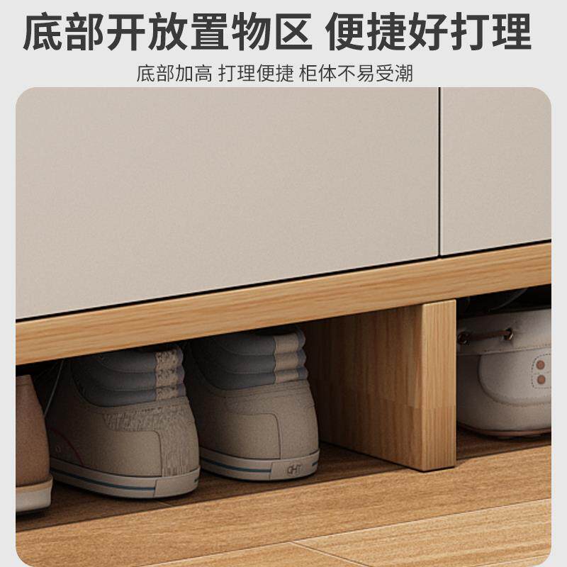 鞋柜家用门口大容量玄关柜简易阳台收纳储物柜家用门外鞋架经济型