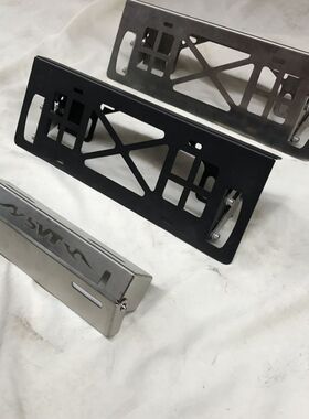 猛禽F150坦途牧马人FJ酷路泽BJ40L车牌架绞盘口平移牌照架带锁