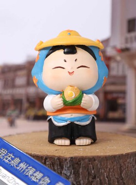 唐小圆泉州摆件可爱女孩端午节礼物纪念品创意国风桌面装饰治愈系