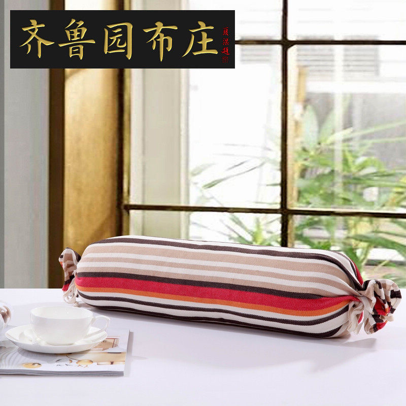 【齐鲁园布庄】适合颈椎的圆柱枕头护颈枕颈椎枕长圆柱形糖果枕