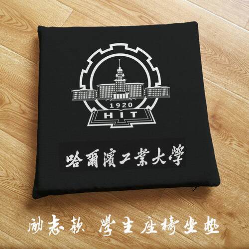 哈尔滨工业大学哈工大周边学生励志坐垫电脑椅垫教室凳子垫子软垫