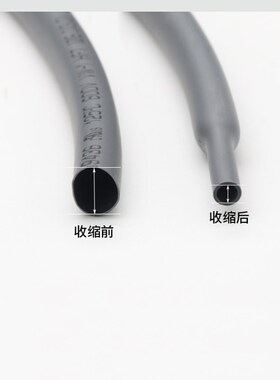 灰色热缩管1mm-50mm 两倍收缩率 收缩快 绝缘环保热缩套管包邮