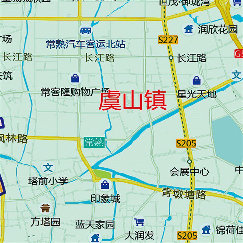 2024新款常熟市地图贴图办公室挂图高清防水墙壁贴超大装饰画定制