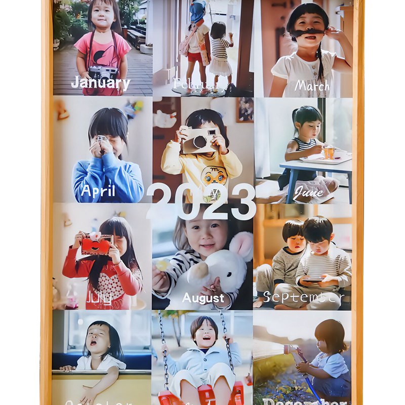 儿童12个月成长纪念相框创意年度年份回忆相框摆台发照片打印照片