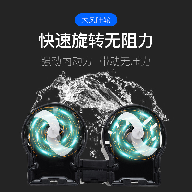 鱼歌造浪泵鱼缸冲浪泵超静音水族箱海水吹粪泵造流泵吸盘双头泵