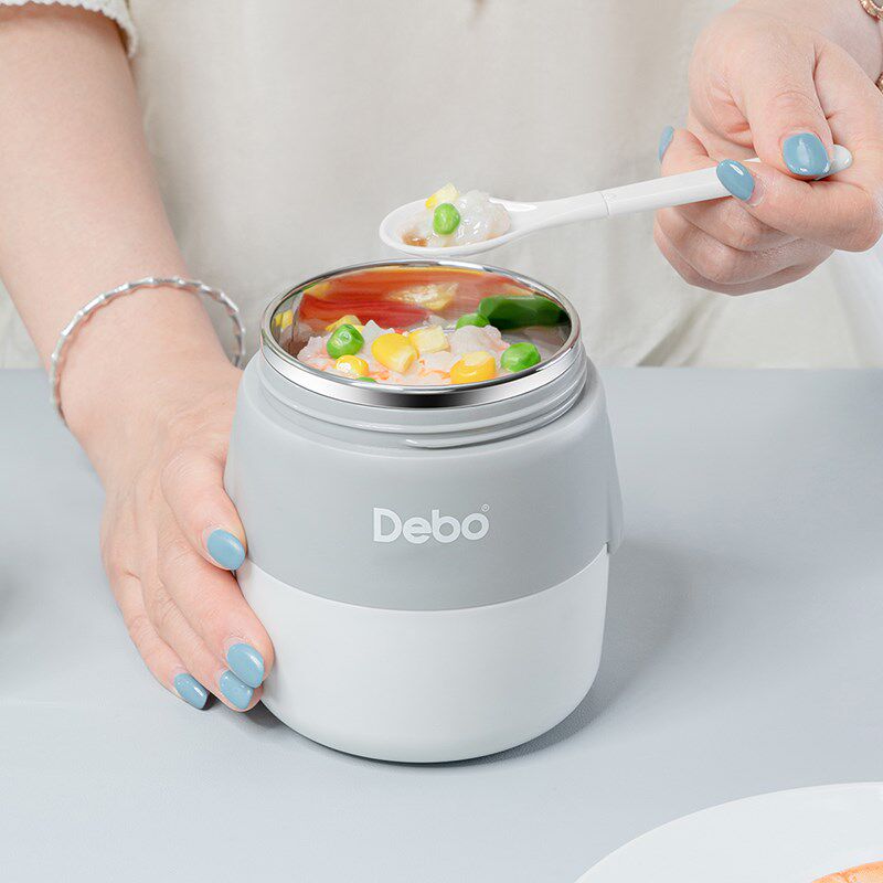 Debo德铂佩妮便携早餐杯汤杯带盖上班族餐盒汤罐