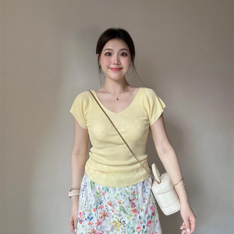 微胖MM莫奈油画碎花半身裙女夏季法式绝美气质温柔风穿搭一整套装