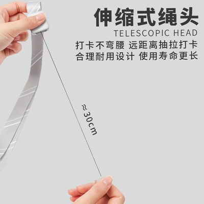 【可定制】高档全面屏铝合金工作证卡套带挂绳胸牌挂pvc人像卡内