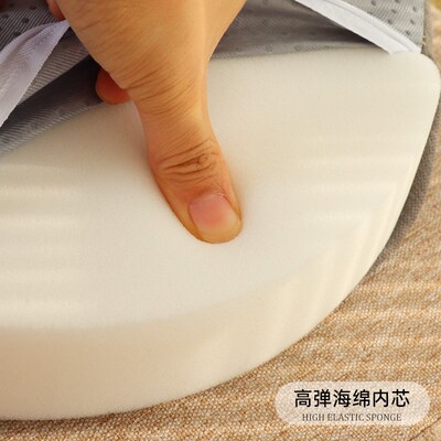 加厚圆形坐垫海绵屁垫地上榻榻米飘窗吧台凳垫办公室椅垫子防滑