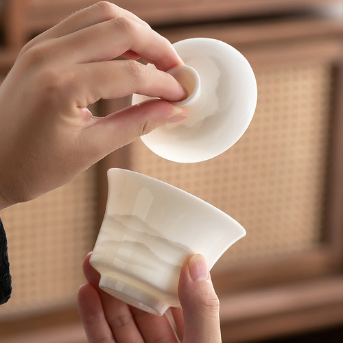 水墨山水快客杯便携式户外旅行功夫茶具套装盖碗茶杯旅游小套组