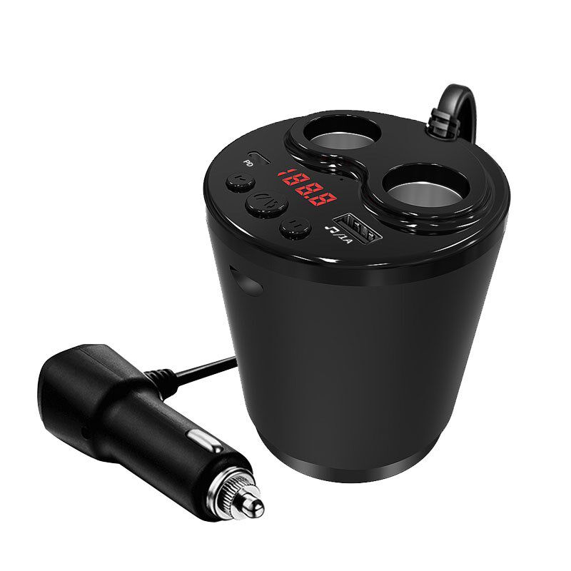 车杯车充蓝牙 车载充电器蓝牙 FM发射器