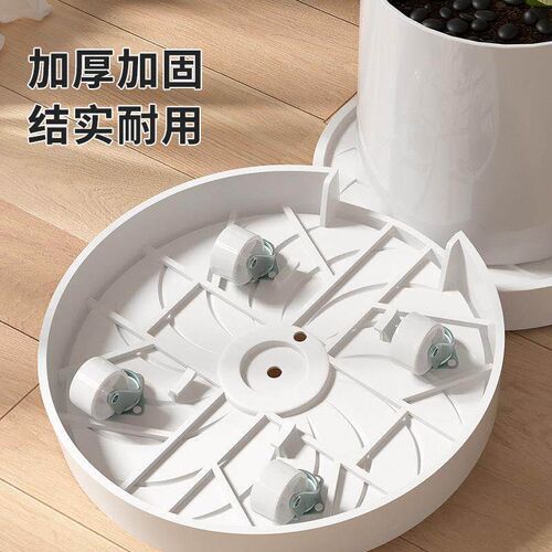 花盆托 托盘带轮接水底座大号加厚承重万向轮可移动托 托架透气增