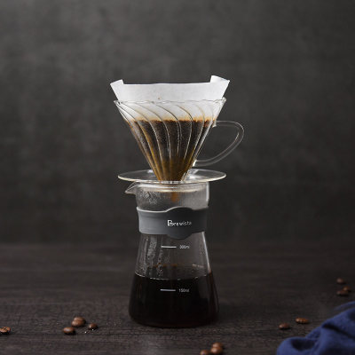 Brewista耐热玻璃手冲咖啡滤杯/分享壶套装 bonavita pro影子系列