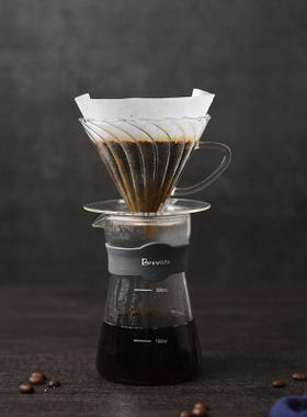 Brewista耐热玻璃手冲咖啡滤杯/分享壶套装 bonavita pro影子系列